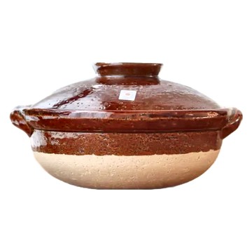tojikitonya 萬古燒 古伊賀 土鍋 六號 (1-2人份) 耐熱土  22cm  1個