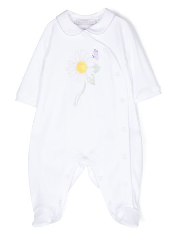 Monnalisa - floral-print cotton pyjamas - kids - Cotton - 1 - White