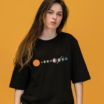 情侶裝 情侶T 潮T 純棉短T MIT台灣製【YC753】太陽系行星 快速出貨 不用等