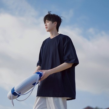隔日到！免運！💯棉！五分袖 落肩上衣 五分袖上衣 T恤 素T 短袖上衣 短T 短袖 上衣 五分袖男 五分袖素t 圓領上衣