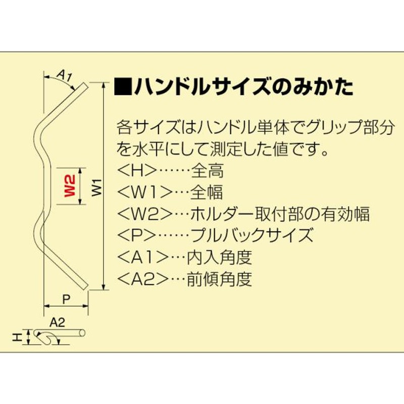 HURRICANE ハリケーン ナロー3型 ハンドルセット ゼファー1100