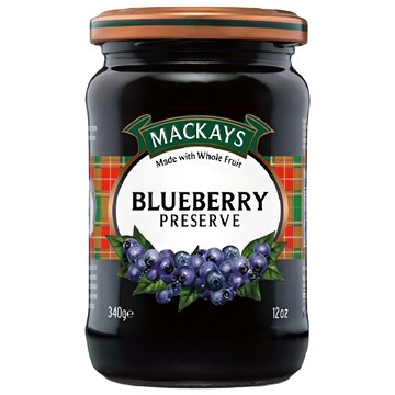 MACKAYS 梅凱 藍莓果醬 340g 多種用途 成分自然 全素可食  1罐