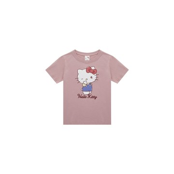 CACO-MIT 水汪汪凱蒂貓印花短T‧親子款-童【J3SA509】