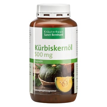Sanct Bernhard 聖伯納德 南瓜籽油膠囊 500mg  400顆  1罐