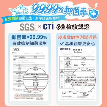 【最低32元起】插畫版 超薄涼感抑菌褲型 2片/包 符合FDA&ISO認證 涼感 晚安褲 衛生棉 舒眠褲