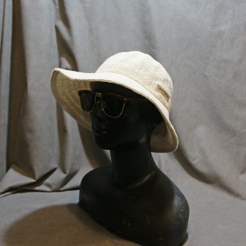Back to Green::夏季帽款 氣質 象牙色  h-10//vintage hat