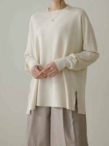 秋冬必備修身長版毛衣｜顯瘦遮臀・柔軟百搭款針織