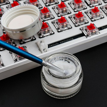 開關潤滑劑 10g GPL 205 G0 油脂機械鍵盤鍵帽彈簧潤滑劑開關專用潤滑劑穩定器潤滑劑 (潤滑劑 B)