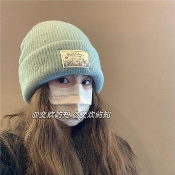 日系針織帽🔥男女帽子秋冬毛線帽 護耳 包頭休閒設計 大頭圍顯臉小百搭 冬日戶外旅行穿戴 通勤出遊舒適穿著 街頭穿搭