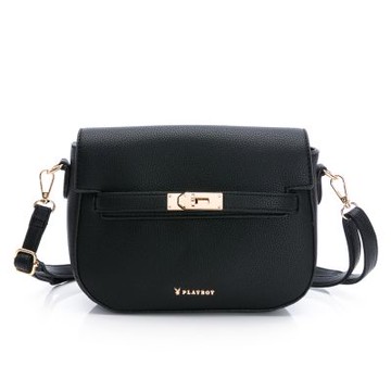 PLAYBOY - 斜背包   Perky系列 - 黑色