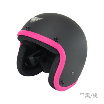 華泰 安全帽 K-805 A3 復古帽 寬版 騎士帽 平黑桃 半罩 全拆洗 比帽王