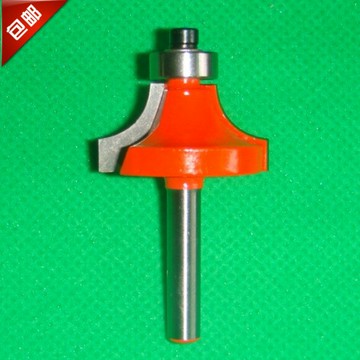 木工刀具 木銑刀  1/4柄  圓角刀 1/4X3/4 橘紅漆