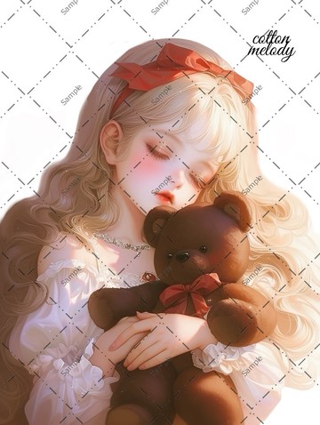 original sticker no.1641 人物貼紙 原創貼紙 人物貼紙 女孩貼紙 原創人物貼紙