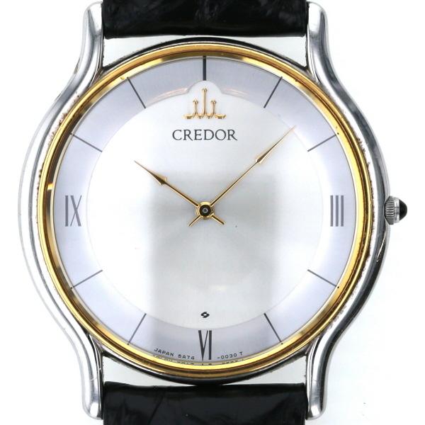 SEIKO CREDOR 5A74-0020 セイコー クレドール　18Kベゼル SEIKO CREDOR セイコー クレドール 5A74-0020 18Kベゼル