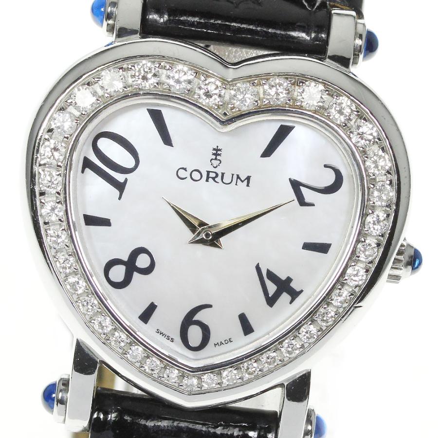 CORUM】コルム 時計 ハートビート ダイヤベゼル クォーツ 箱