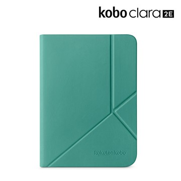 Kobo Clara 2E 原廠皮革磁感應保護殼 | 海玻綠