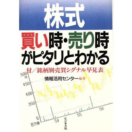 株式買い時・売り時がピタリとわかる／情報活用センター(著者)