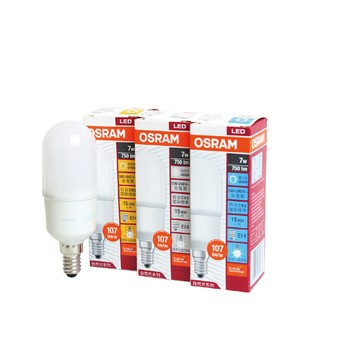 OSRAM 【10入組】LED燈泡 7W 白光 自然光 黃光 E14 小晶靈 球泡燈 雪糕燈