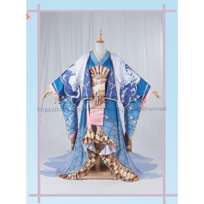 実物撮影陰陽師 聴海金魚姫コレクション 晴海千花 コスプレ衣装 風(ウィッグ 靴別売り) - コスプレ衣装