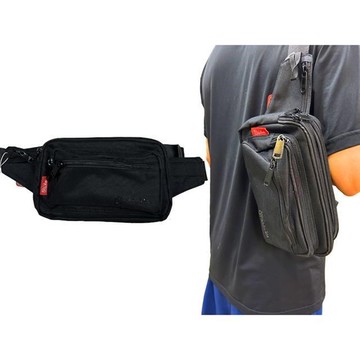 腰包大容量防水尼龍布插筆外袋二主袋+外袋共五層