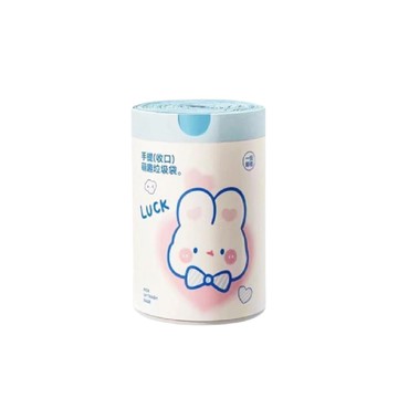 垃圾袋 藍心兔抽繩垃圾袋【小卷】-6捲( 每卷(30入)