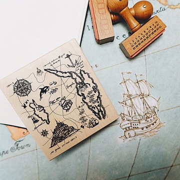 楓木印章-藏寶圖 KT-4734