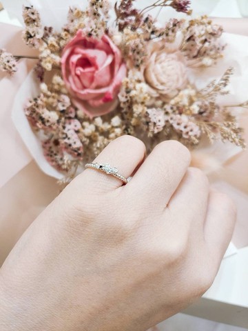 【朵璽珠寶】 double hearts - 雙心系列鑽戒/戒指