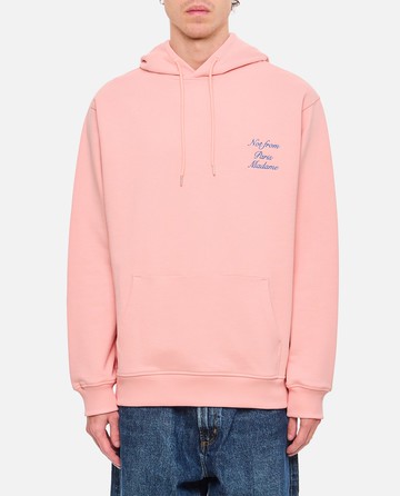 Drôle de Monsieur Le Hoodie Slogan Cursive