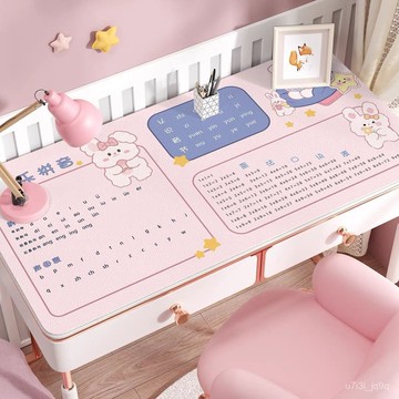 卡通學習桌墊pvc書桌墊數學公式桌麵寫字墊防水免洗耐臟桌布定製