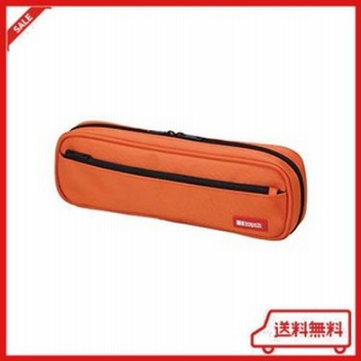 リヒトラブ ペンケース 2wayタイプ 橙 a7552-4