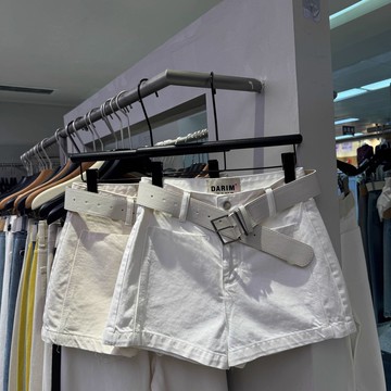 胖胖美依 牛仔短褲 闊腿褲 寬褲 熱帶褲 S-2XL新款設計感口袋休閒寬腿熱褲-9336.