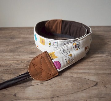 手作減壓相機背帶 相機繩 相機帶 (Miao貓咪) S30