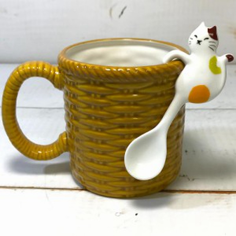 バスケットマグ 三毛猫 マグカップ 北欧 猫 グッズ おしゃれ かわいい カップ 通販 Lineポイント最大1 0 Get Lineショッピング