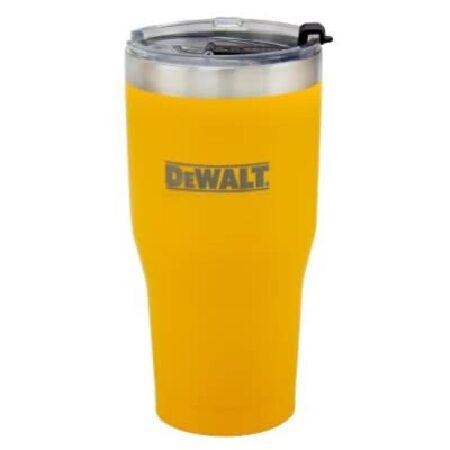 DeWalt DXC30OZTYS Logo Travel Tumbler, Insulated Yellow Stainless Steel, 30 oz. Quantity 12