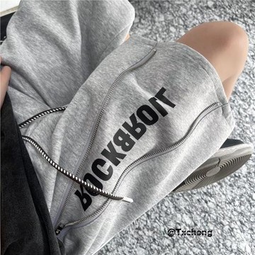 美式拼接運動短褲男夏季寬松休閑五分褲子日系潮牌外穿籃球中褲男