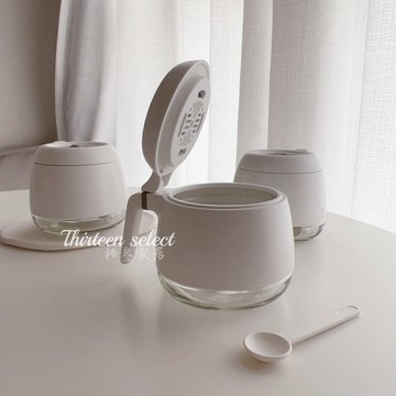THiRTEEN拾叁家居◖廚房防潮調味罐 鹽巴罐 糖罐 胡椒罐 調味罐 調味瓶 調味粉 調味盒 裝調味料 拾參