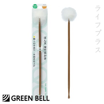 +QQ附鵝絨毛竹製耳扒-QQ-604-2入組