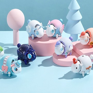 【免運特惠】二代電動小羊自走萌寵潮玩盲盒禮物/黃油貓