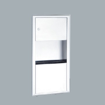 HCG嵌入式擦手紙箱附垃圾桶/BF3850