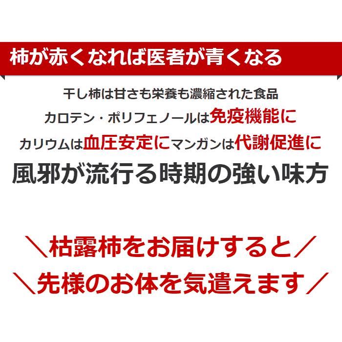 枯露柿（大）ころ柿・送料無料・干し柿・お歳暮ギフト・山梨県松里地区産・12月中下旬お届け（Y）