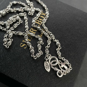 4.28小寶s925純銀十字架石頭魚鉤項鏈女鎖骨鏈輕奢小眾設計高級感