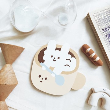 咖啡 / 大大厚厚割型卡片