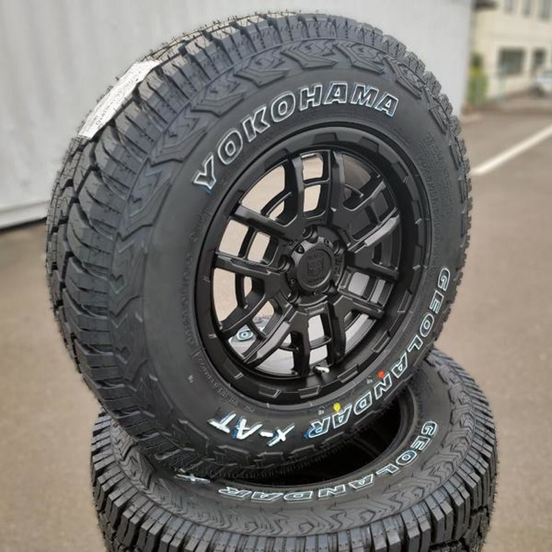 ヨコハマタイヤ 当店イチオシ デリカD5 RAV4 CX5 純正車高装着可 235/70R16 タイヤホイールセット 新品 16インチ ヨコハマ ジオランダー X-AT