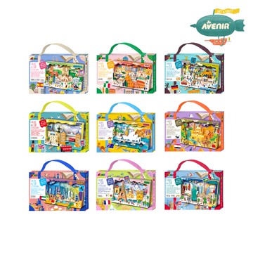 德國 Avenir Kids - 我的3D手作城市風光系列(全系列九款)-杜拜/開羅/柏林/巴塞隆納/雪梨/紐約/倫敦/羅馬...