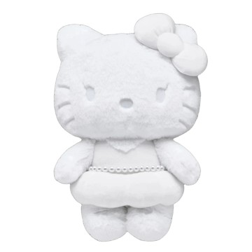 JISOO X HELLO KITTY MD 40公分娃娃 白色