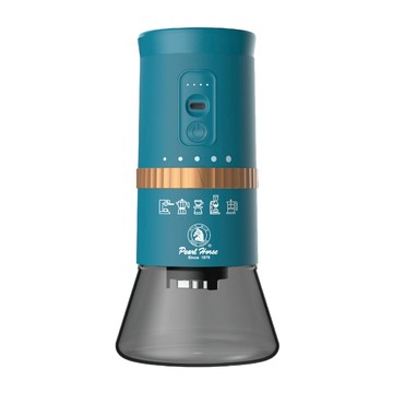 【寶馬牌】充電式隨行電動咖啡磨豆機X5-G（礦藍）_廠商直送