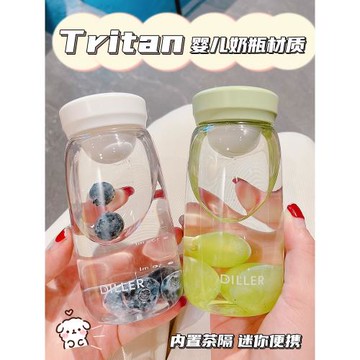 【tritan嬰幼材質】迷你小巧塑料杯女隨手杯口袋杯男學生喝水杯子