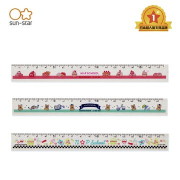 【sun-star】n☆p school直尺 (日本進口台灣現貨) 尺 刻度 繪畫 圖學工具 製圖工具