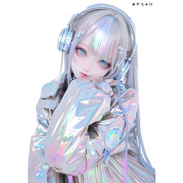 【5 月新品 3】07-124-0207 人物貼紙 賽博龐克風格
