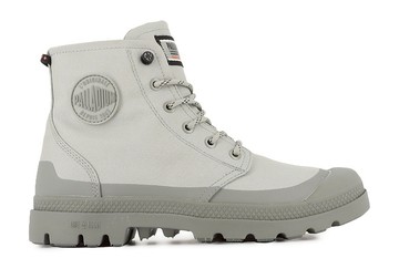 【PALLADIUM】滿額現折388★PAMPA RCYCL LITE+WP+ ZIP 防水靴 灰綠(74066-247)